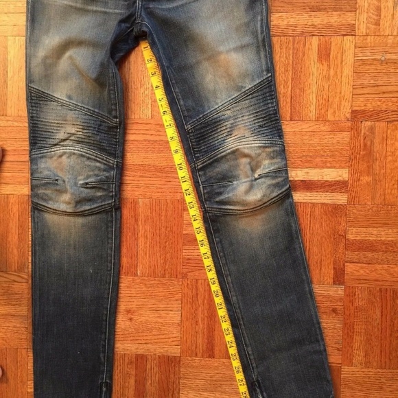 ROCKSTAR Jeans Size 27 Moto Punk - Picture 6 of 8